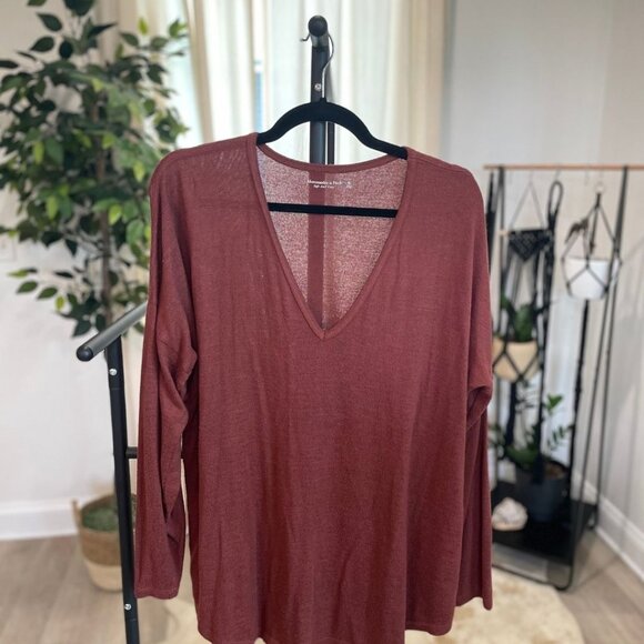 Abercrombie & Fitch Tops - V-Neck Long Sleeve from Abercrombie & Fitch